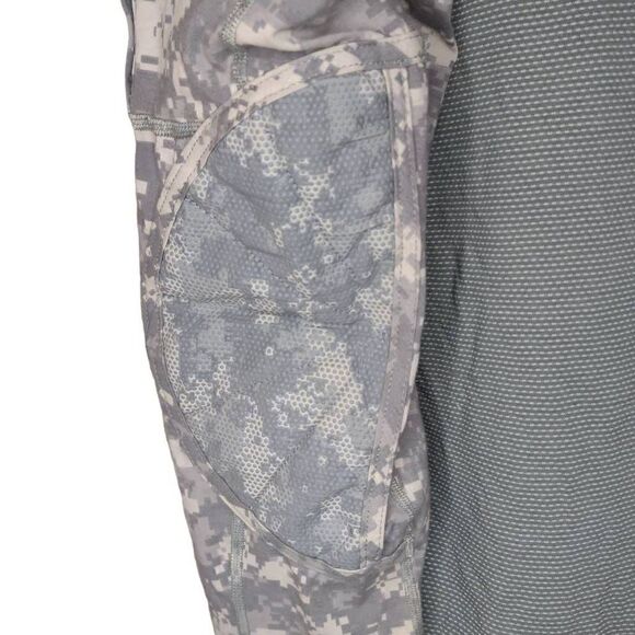 Massif Men’s Camo Flame Resistant Long Sleeve Army Combat Shirt Green XL - Picture 10 of 15